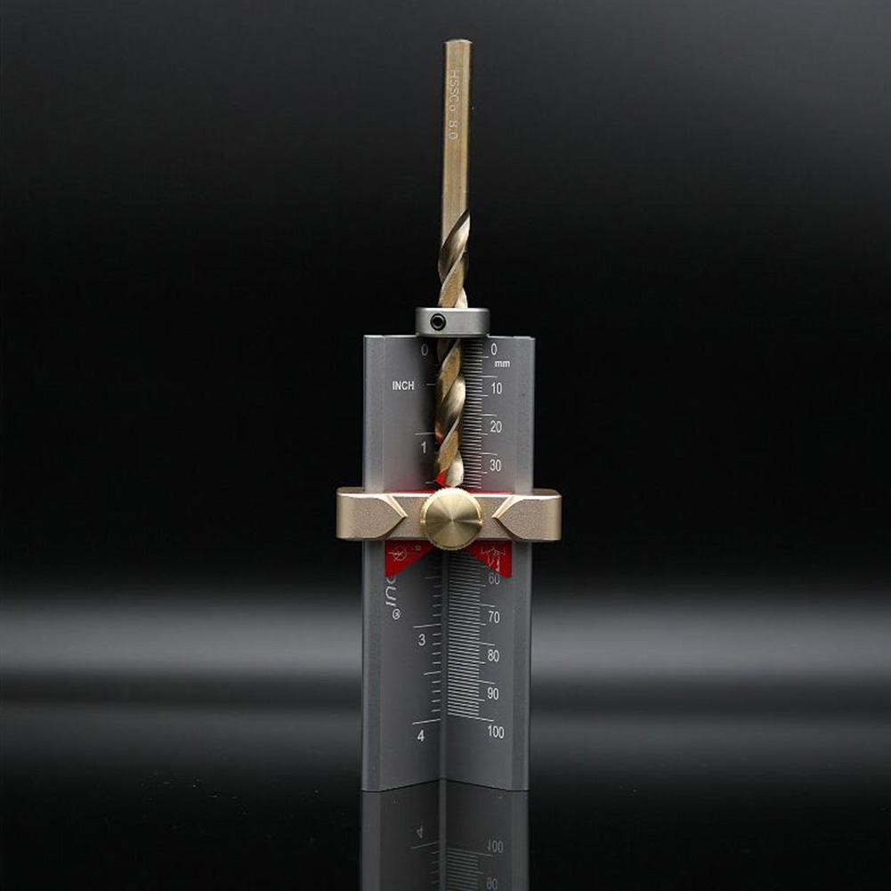 Multi-functional Woodworking Tools Saw Table Height Gauge Drill Angle Measurer High Precision Rule Measuring Tools