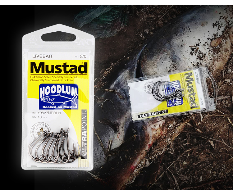 1 paquet 1 #-12/0 # Mustad pêche en haute mer 10827NP # 4X crochets forts appâts vivants crochet barbelé en acier à haute teneur en carbone crochet pour esturgeon/thon