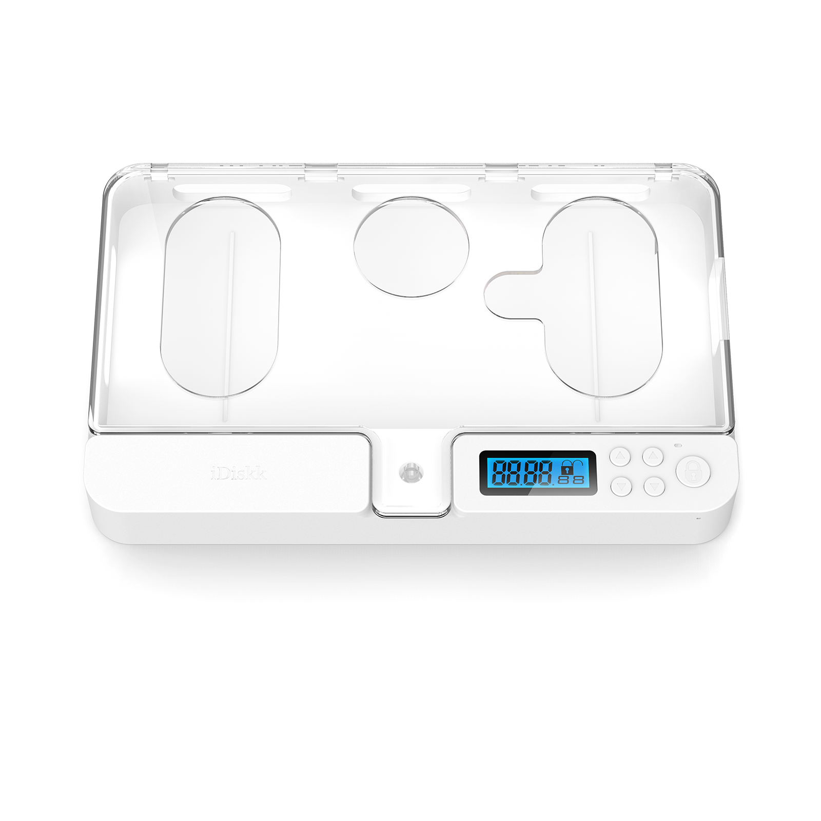 iDiskk Portable Smart Timer Phone Locker Box Cell Phone Locking Container Self Control Focus on Learning Prevent Game Addiction: Default Title