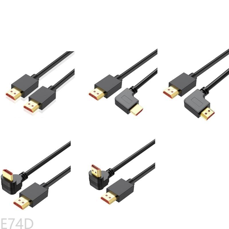 E74D HDMI2.0 Cable 4K Fast Speed 60Hz 18Gbps for HDTV Laptop Monitors