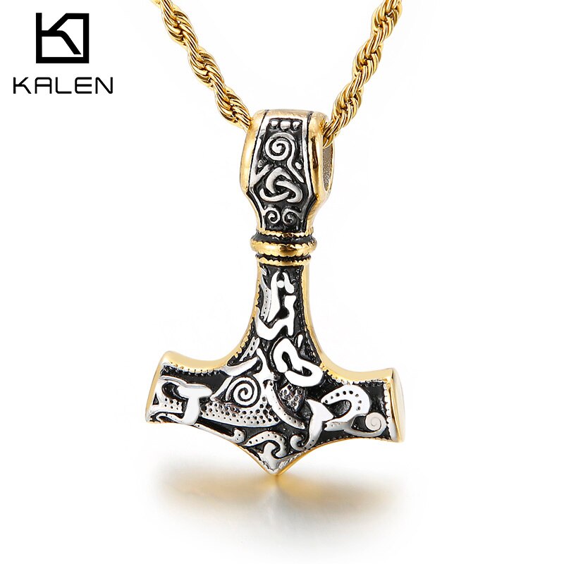 Kalen Pirate Kapitän Anhänger Segnen Amulett männer Edelstahl Charme Halskette Glück Schmuck