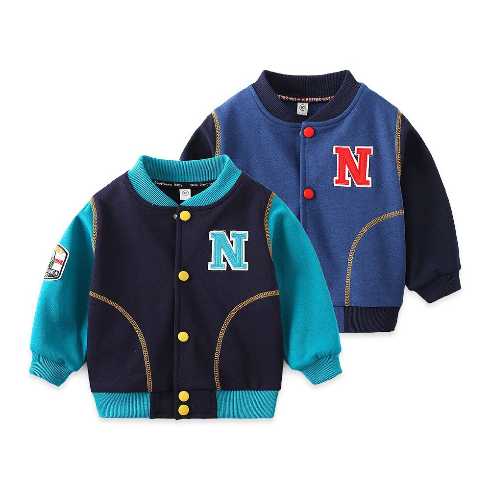 Mode Jongens Baseball Jas Lente Herfst Kids Jas Peuter Uitloper Kinderkleding