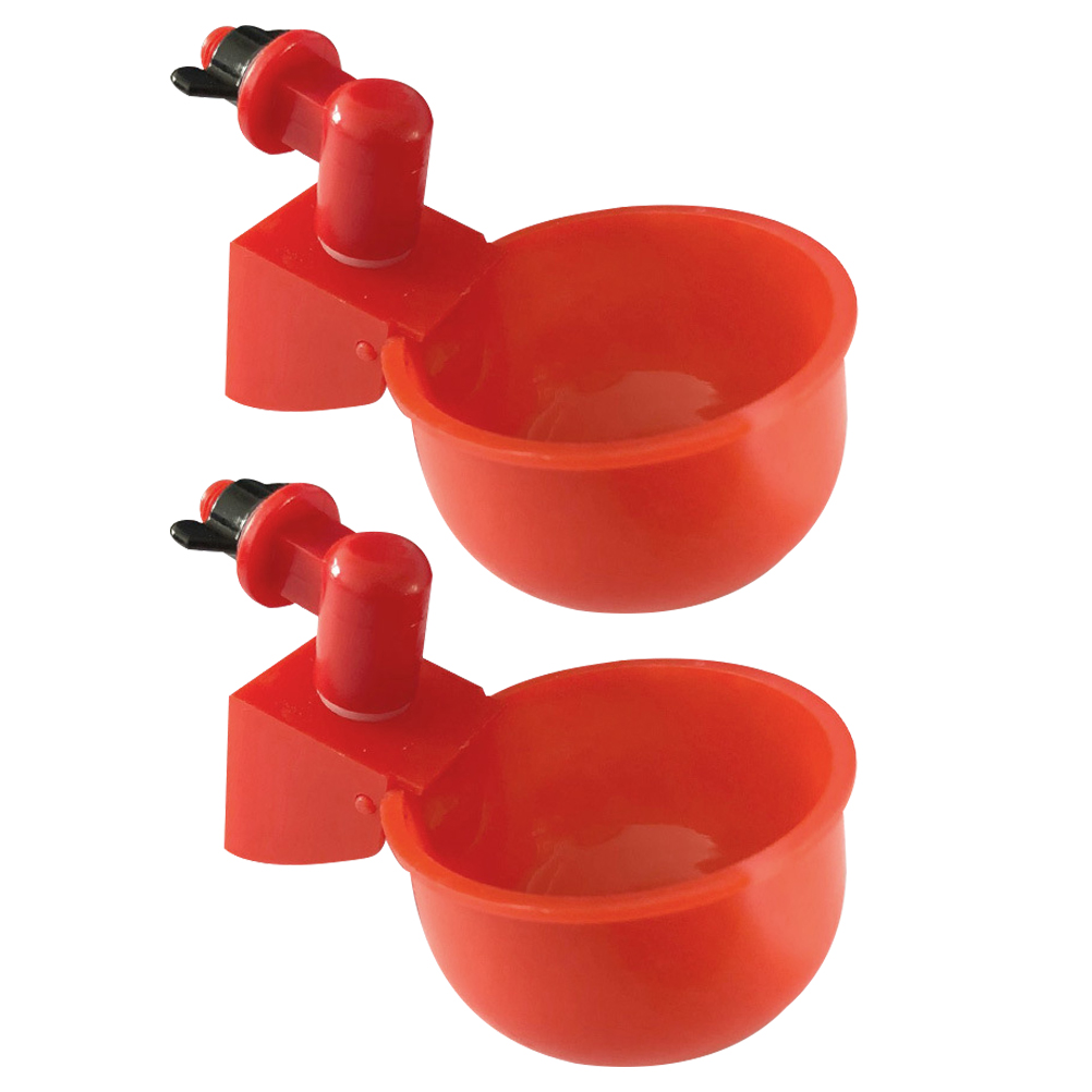 Bebederos automáticos de plástico para pollos, comederos de agua para palomas, 2 piezas