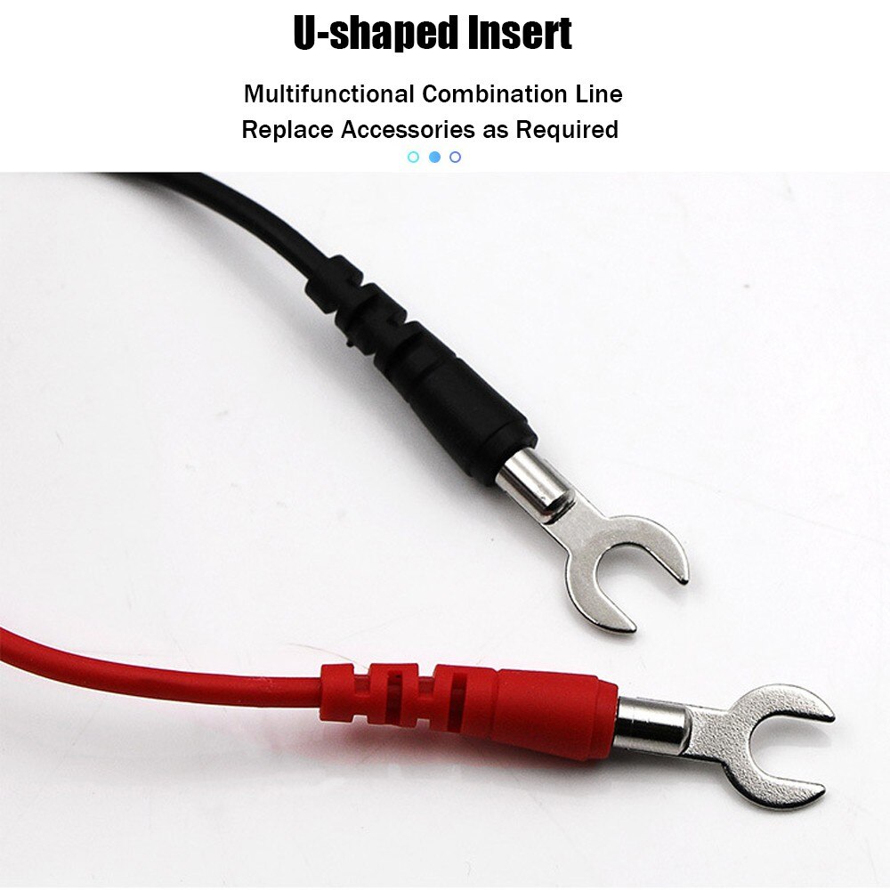 1000V 20A Probe Test Lead Alligator Clip Clamp Multimeter Cable Digital Multimeter Tip Test Lead Pin Universal Lead Wire PenKit