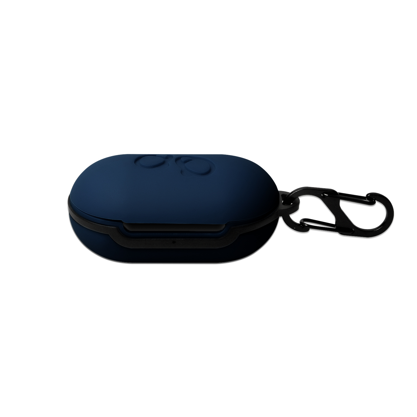 Schutzhülle Abdeckung Für Samsung Galaxy Knospen Kopfhörer Flip-open Silikon Fall mit Karabiner Wasserdicht Stoßfest Fällen: Midnight Blue