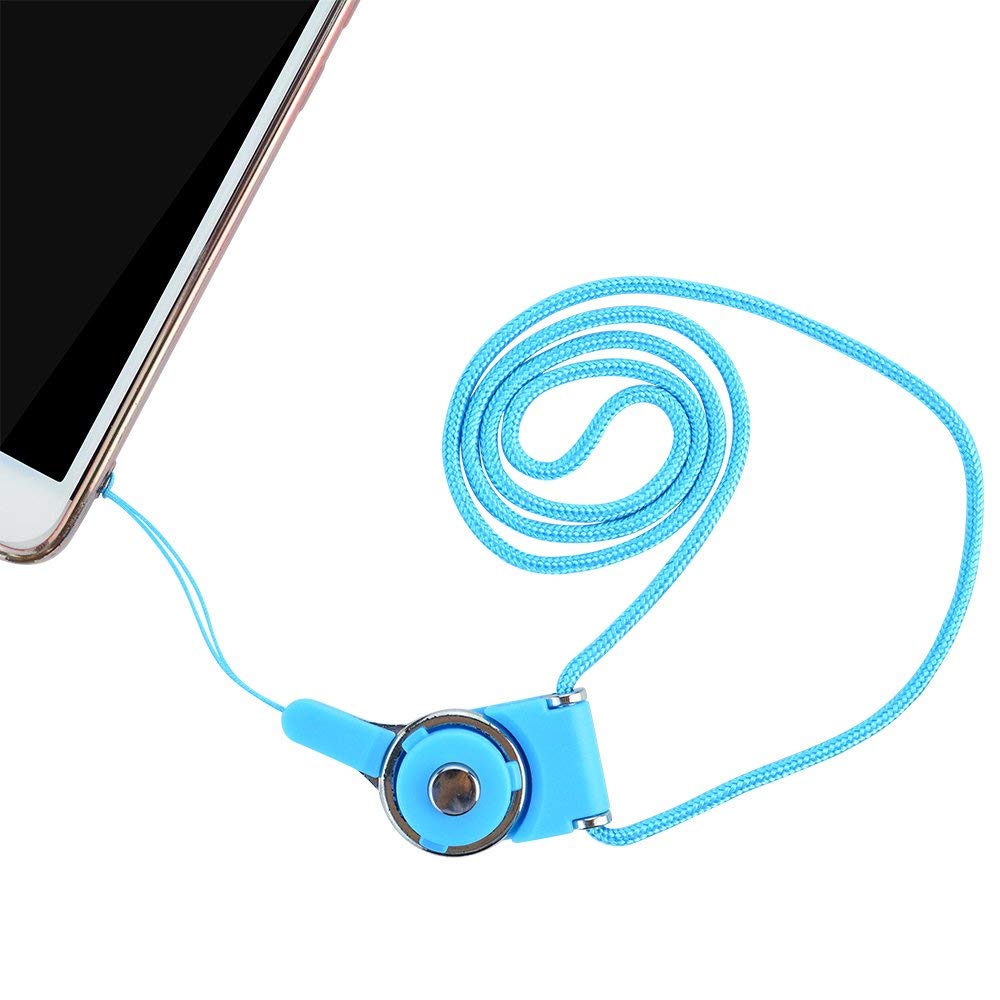 Ascromy Detachable Long Neck Straps Band Lanyard for iPhone X XS Xiaomi Redmi Note 5 Cell Phone Camera Key ID Card Badge Holder