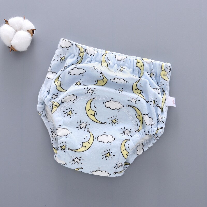 Lavable réutilisable bébé couches écologiques tetra poche tissu couche-culotte mousseline pul bebe culotte pour pot entraînement pantalon nappy: A08 / L(12-18kg)