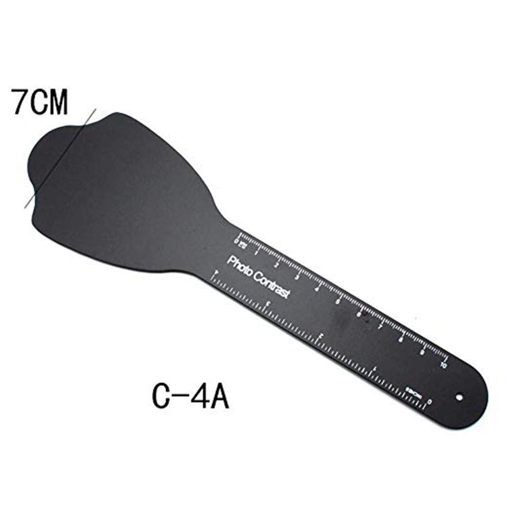 1 Stuks Tandheelkundige Orthodontische Zwarte Achtergrond Bord Foto Beeld Contrast Orale Wangplaat Met Schaal Mark Autoclavable Tools: 2