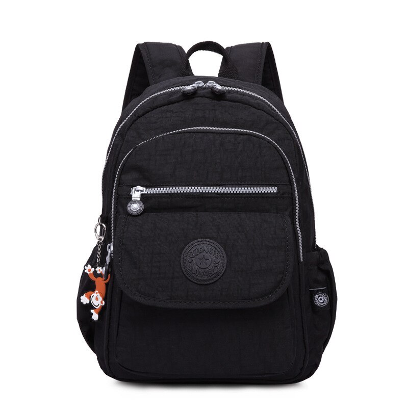 femmes deux épaule sac filles enfants école sacs à dos sacs pour garçons cartable sac à dos Mochila Colegio Mochilas Escolares: Black