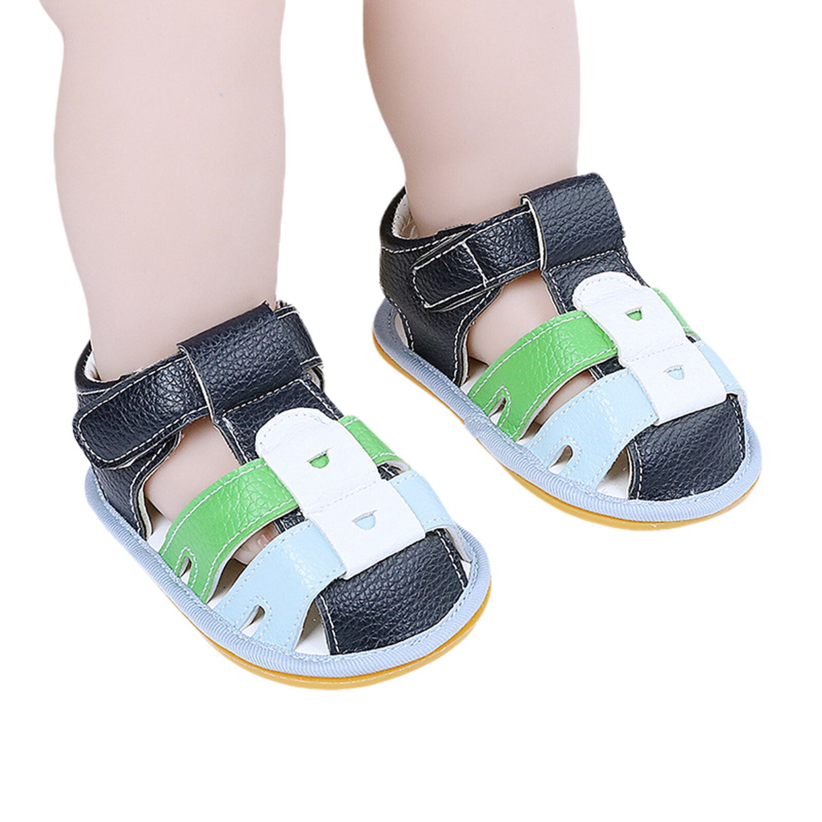 Pasgeboren Baby Sandalen Hollow Out Baby Jongens Meisjes Sandalen Klompen Schattige Kleine Kinderen Bandage Antislip Crib schoenen