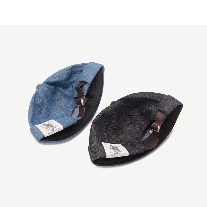 Retro wash tegneserie uden skygge kasket kasket hat justerbar udlejer åndbar hue hat sømand kasket vintage hip hop mænd kasketter hat