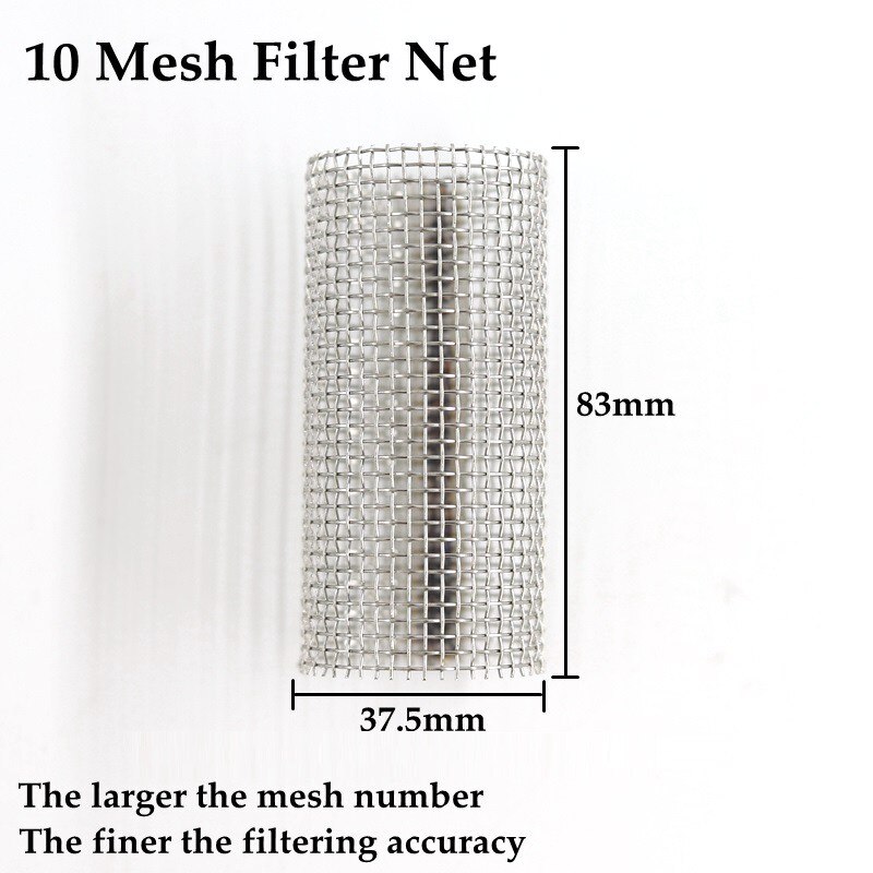 Garden Watering Filter 1&#39;&#39; Male Thread Plastic Irrigation System Impurity Prefilter Aquaculture Household Water Pipe Filter: 10 Mesh Filter Net