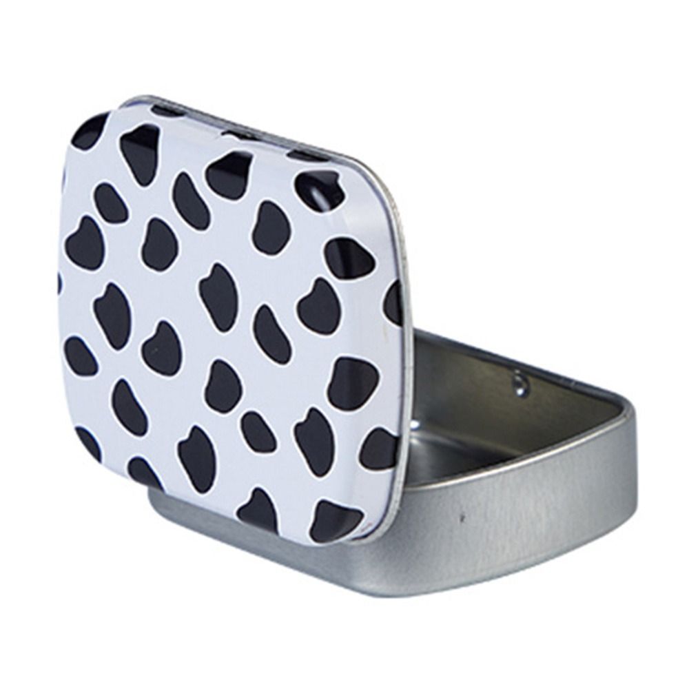 Draagbare Mini Blikken Doos Metaal Met Deksel Ijzer Kan Meerdere Stijlen Opslagcontainer Kit Thuis: Fluorescentie Geel