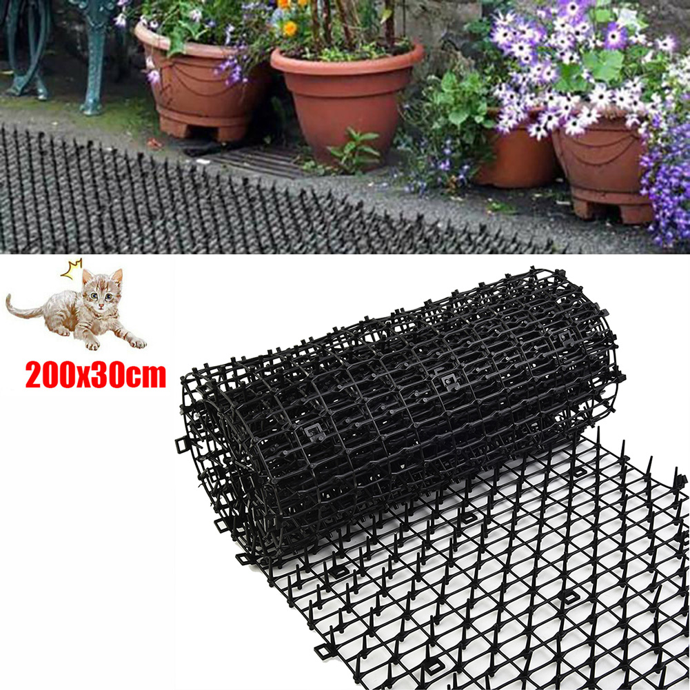 Jardinagem gato scatos esteira repelente anti-gato com tiras de picles tiras dissuasor manter gato cão escavar suprimentos para animais de estimação