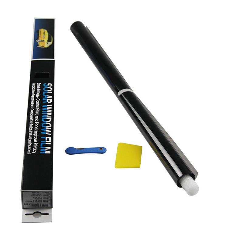 Universele Auto Glas Isolatie Film Ongesneden Roll Window Tint Film Doorlaatbaarheid 1%/5%/15%/35%/50% auto Thuis Glas Solar Bescherming
