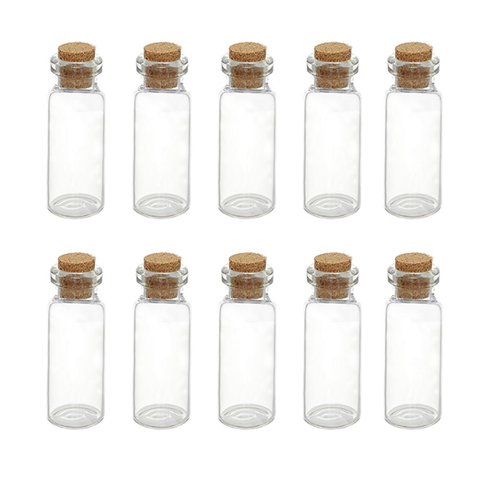 Små glasburkar mason jar meddelande flaskor billig korkpropp gör-det-själv-flaska flaska små gratis behållare glas mini  d8 m 8: Default Title