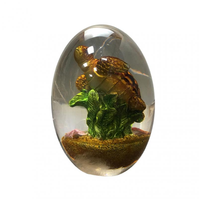 Crystal world Dragon Egg Ornamental Collection Decor Dinosaur Egg Statue Resin starry sky Egg Minerale Gemstone Home Decoration: 05