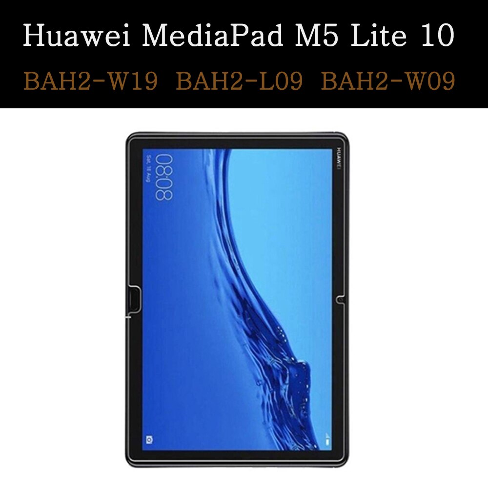 Szkło hartowane dla Huawei MediaPad MatePad Pro M3 M5 M6 T3 T5 T8 8.0 8.4 10.1 10.4 10.8 Honor V6 Full Cover Screen Protector: MediaPad M5 Lite 10
