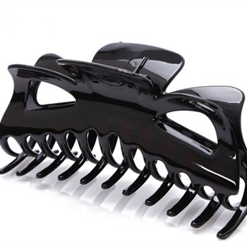 Thick Hair Clip for Women and Girls Large 5.5 Inches Hair Claws Hair Accessories Big Size14cm Styling Tool: black