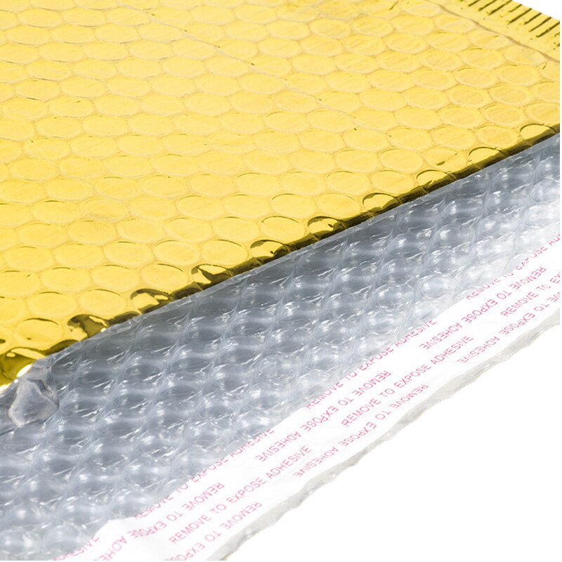 20Pcs/Lot Golden Aluminized Film Bubble Mailer Self Seal Envelopes Padded Envelopes Waterproof Mailing Bag