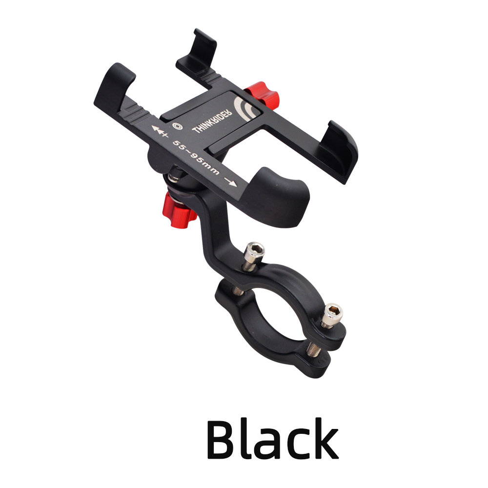 ThinkRider vtt support de téléphone support de téléphone portable de vélo 360 rotatif en aluminium réglable vélo antidérapant support de cyclisme: Default Title