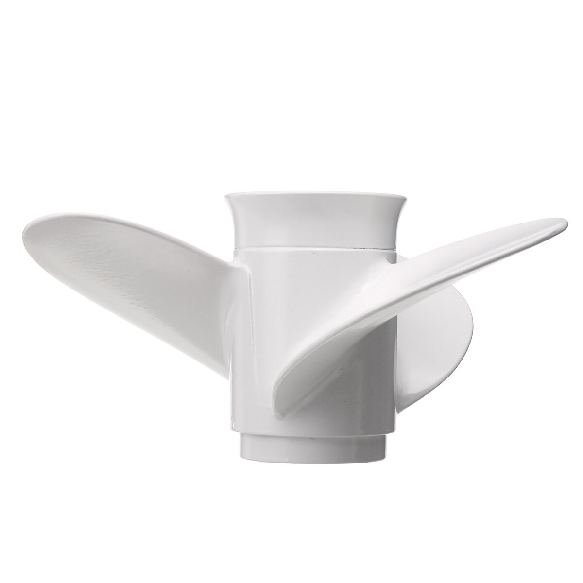 6G1-45941-00-El para Yamaha 6-8Hp 8 1/2X8 1/2 hélice de barco fuera de borda aleación de aluminio blanco 7 Spline Tooths R rotación 3 cuchillas