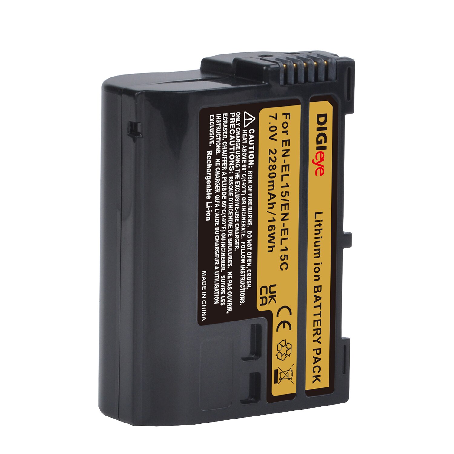 Batería y cargador EN-EL15 EN EL15C para Nikon D500, D610, D750, D800, D810, D850, D7000, D7100, D7500, Z5, Z6, Z6II, Z7, Z7II
