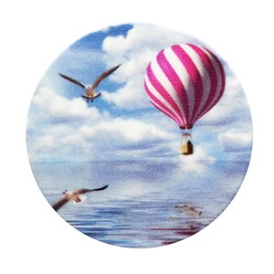 Leuke Patroon Draagbare Ronde Lucht Elastische Pocket Socket Pop-Up Telefoon Houder Uitbreiding En Telefoon Handvat: green