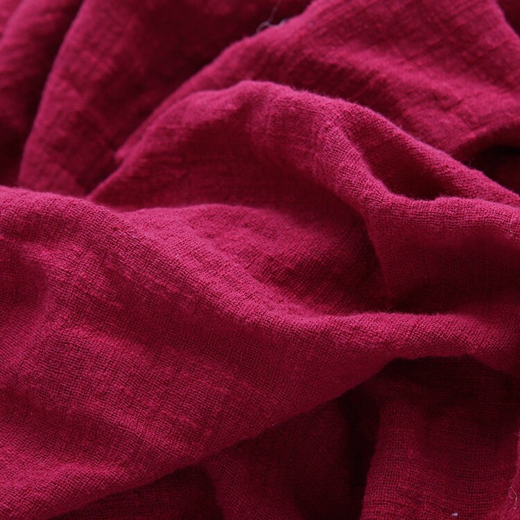 Food Photography Background Wrinkle Bump Texture Cotton Cloth Fotografia Fine Photo Shooting for Baking Bread Drink Salad Steak: Red 45x65cm