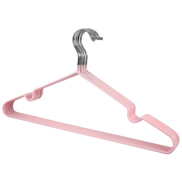 Kledingrek Haak Slaapkamer Thuis 10 STUKS Metalen Handdoek Hanger Apparaat Organizer Gereedschap Houder Kleding Kleerhanger Praktische: Pink