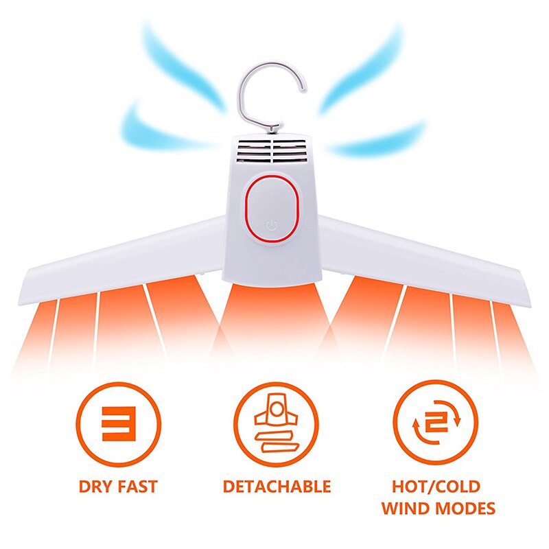 Foldable Electric Clothes Hangers Drying Rack 220V Laundry Clothes Dryer Rack Smart Shoes Coat Hanger For Travel