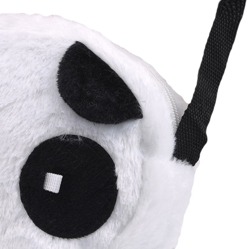 SchöNe freundlicher Geldbörse Karikatur Plüsch Bote Taschen Niedlichen Ebene Panda Flauschigen Baby Kind Kindergarten Kreuz-körper Tasche