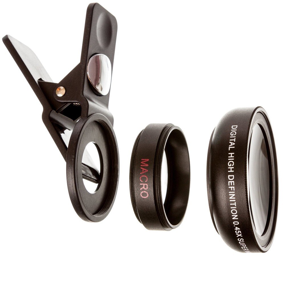 HD 37MM 0.45x Super Wide Angle Lens with 12.5x Super Macro Lens for iPhone 7 11 pro max Plus 8 X Samsung S6 S8 Note 4 Camera