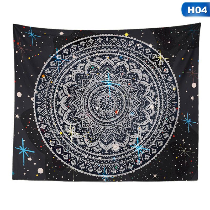 Indisk mandala gobeläng vägghängande strandfilt hippie gobeläng hem dekorativ bohemiska dekorativa väggmattor: H04