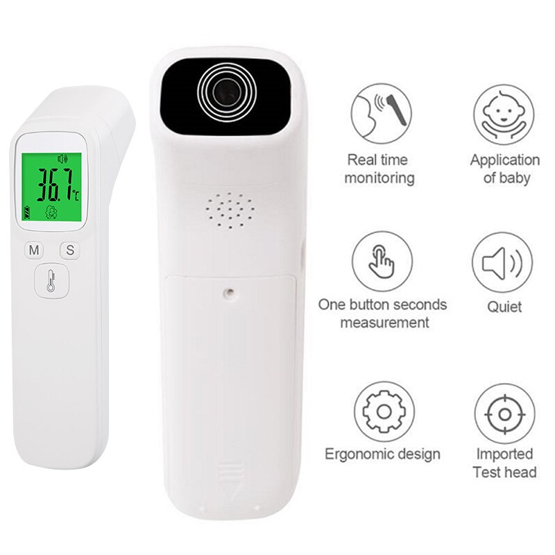 Infrarood Thermometer Non-Contact Thermometer Baby Volwassenen Outdoor Home Digitale Lichaam Infrarood Koorts Voorhoofd Oorthermometer