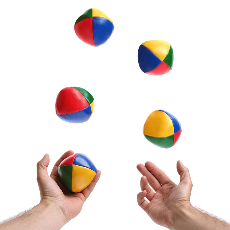 3/6PcsJuggling Balls per principianti Bambini e adulti Coordinazione occhio-mano Allenamento Sport Giocattoli sensoriali Autismo ADHD Ansia