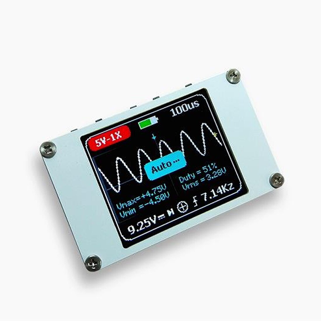 Portable Ultra-small Digital Oscilloscope 1M Bandwidth 5M Sample Rate Digital Oscilloscope Kit Mini Pocket Handheld