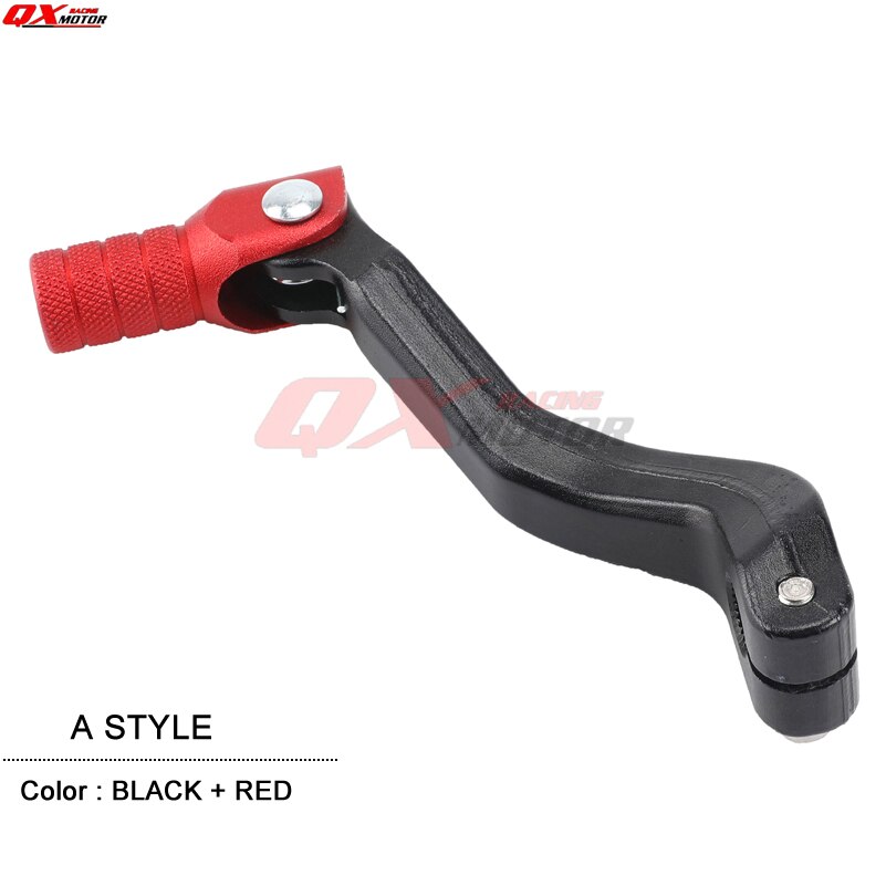 Motorfiets Vouwen Aluminium Versnellingspook Voor Atv Quad Dirt Pit Bikes Kayo Bse Apollo Zongshen Cg Cb Nc 125 150 200 250 450: Rood
