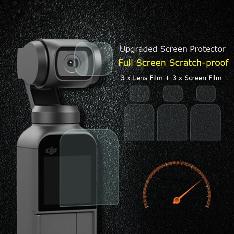 Film Protection Verre Trempé DJI Osmo Action 5 Pro - 2+6 Pièces, Ultra Transparent, Dureté 9H