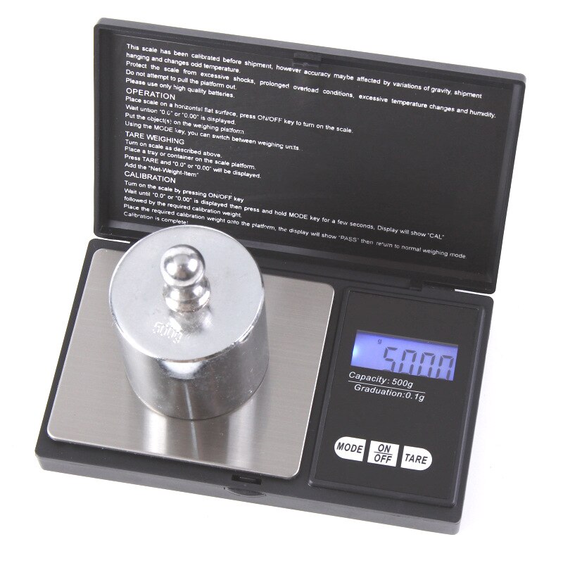 50g-650g 0.01G High Precision Gram Measuring Digital Kitchen Scale LED Screen Gold Jewelry Pocket Scale