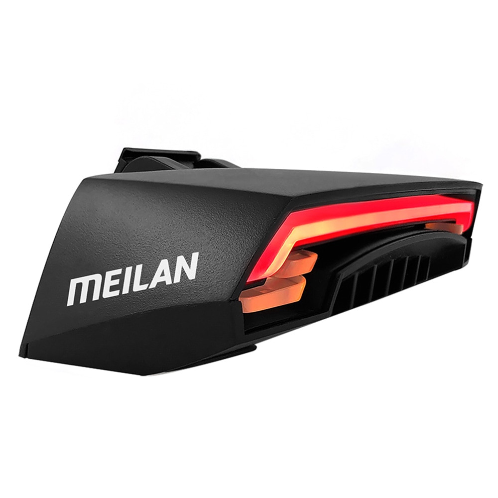 Meilan X5 Fiets Achterlicht Bike Remote Draadloze Licht Richtingaanwijzer Led Beam Usb Oplaadbare Fietsen Achterlicht Fiets Onderdelen