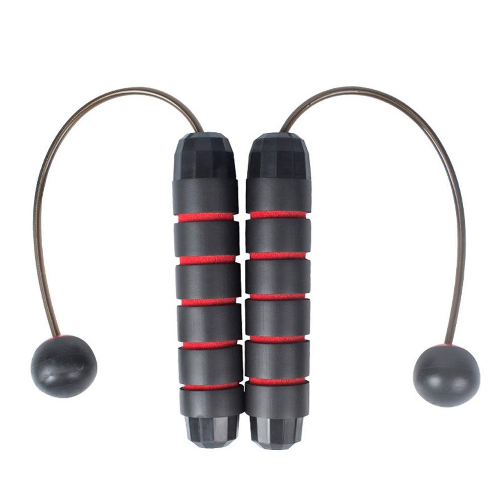 Weighted Ropeless Corded Jump Rope Foam Handle Adjustable Skipping Jump Rope for Adult and Children Fitness Training Tool