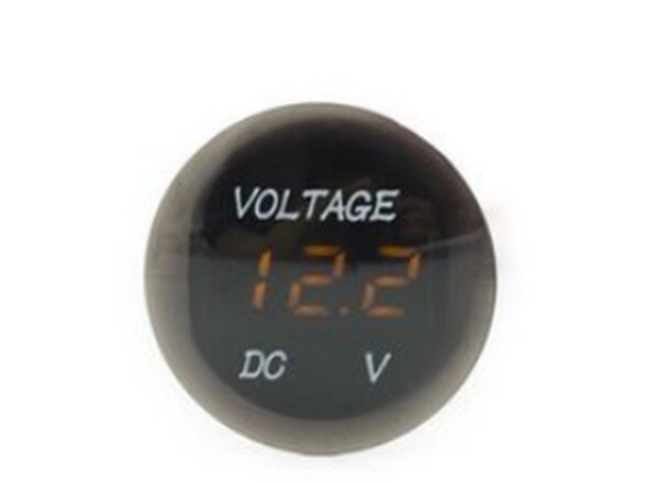 12-24V Automotive Digitale Detectie Dc Auto Motor Digitale Voltmeter 15 Cm X 4 Cm X 15cm: Oranje