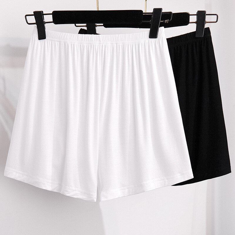 Pant Liner Slips Large Size 2XL-6XL Curve Modal High Waist Safety Shorts White Under the Dress Black Undershorts for Skirts