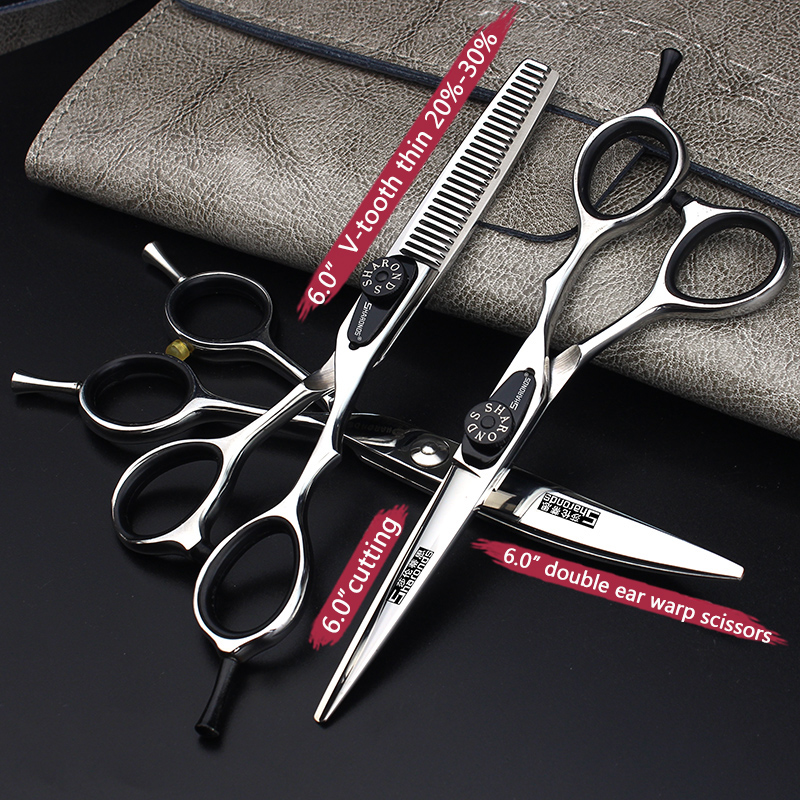 Neues Haarschnitt-Scheren-Set, professionelle Friseurschere, Friseur, hochwertiger Schönheitssalon, 5,5/6,0 Zoll Haarschneiden: Dark Khaki