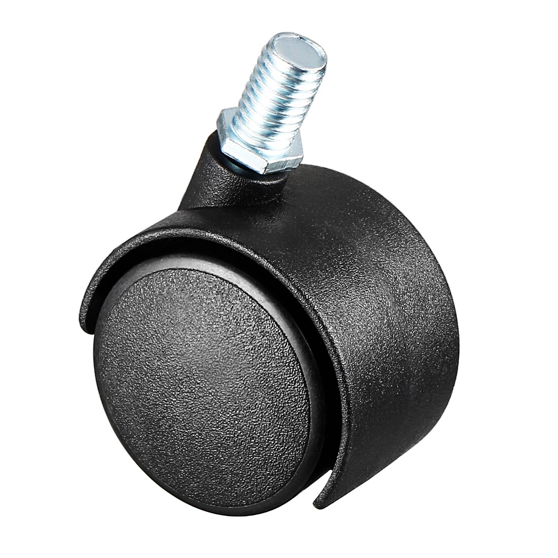 uxcell 8 Pcs 40mm 1.5-inch Swivel Caster Wheels Nylon 360 Degree Threaded Stem Caster Wheel, M8 x 15mm, 33lb Capacity