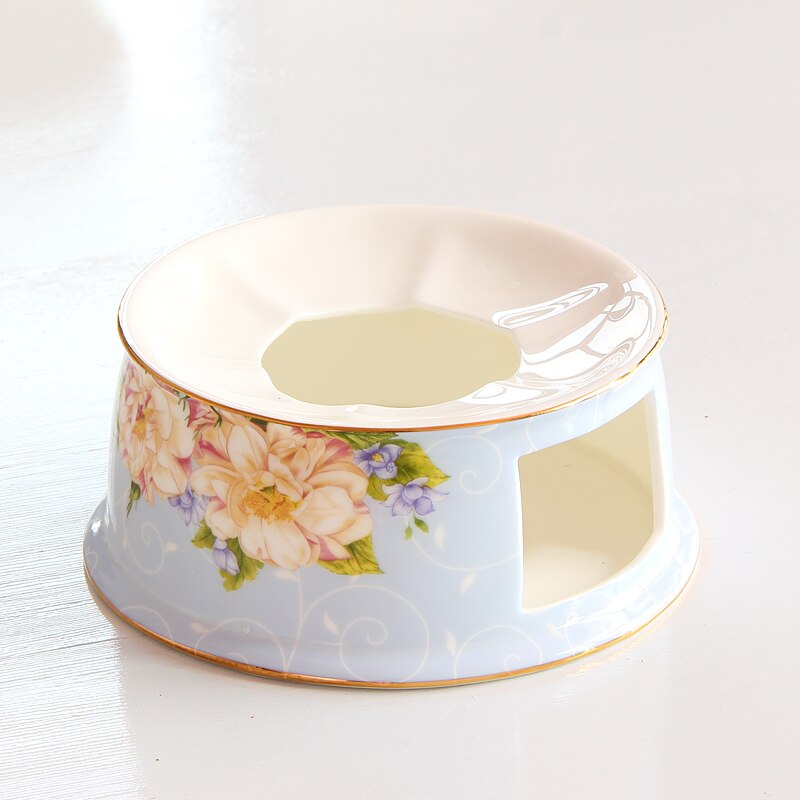 Calentador de té de estilo Pastoral, estufa de té , hueso de cerámica, China, accesorios para tetera, calentador de velas, maceta, Base de luces nocturnas