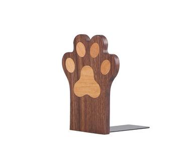 Creatieve Hout Poot Boekensteun Thuis Decoratieve Boek Stand Boek Lezen Houder: Brown