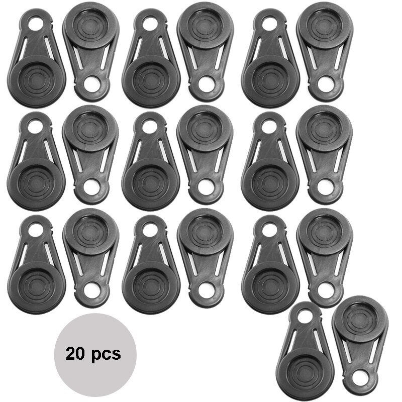 Tent Clips Tarp Grabbers Tarp Clips Beweegbare Snaps Clip Extra Tie-Down Effect Camping Tent Luifel Cover Dekzeilen Tent accessoires: 20PCS