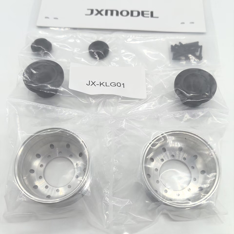 JX Model 1/14 Truck 1:14 F2000 Wide Wheel Hub Front Wheel Made Of All Metal For Tamiya Lesu: Default Title